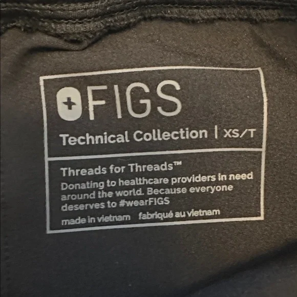 High wasted yola skinny scrubs XS Tall - Picture 3 of 3